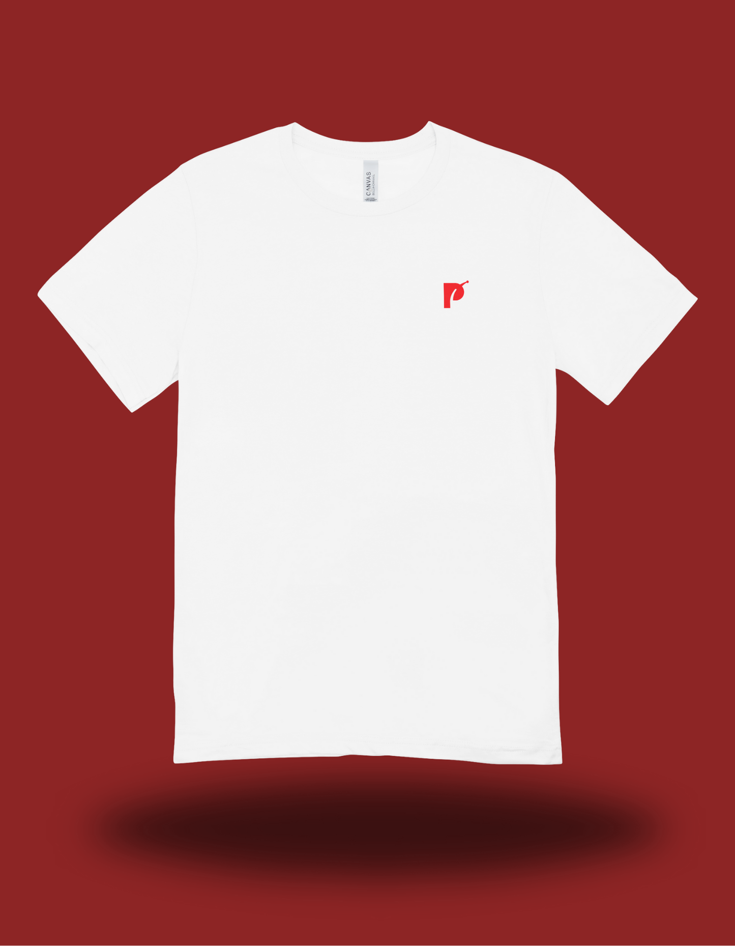 “Every Voice Holds Power” Statement Tee (White/Red)